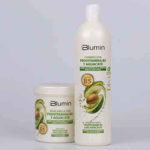 Vista 3 de Blumin Champú Efecto Antiencrespamiento Aguacate y Provitamina B5 33.8 fl oz
