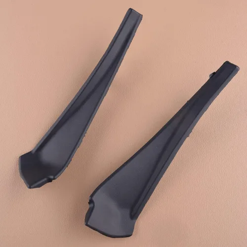 Vista 7 de Extensión de cubierta de guardabarros para limpiaparabrisas delantero lateral para Nissan Rogue 2014 2015 2016 2017 2018 2019 2020 Par izquierdo