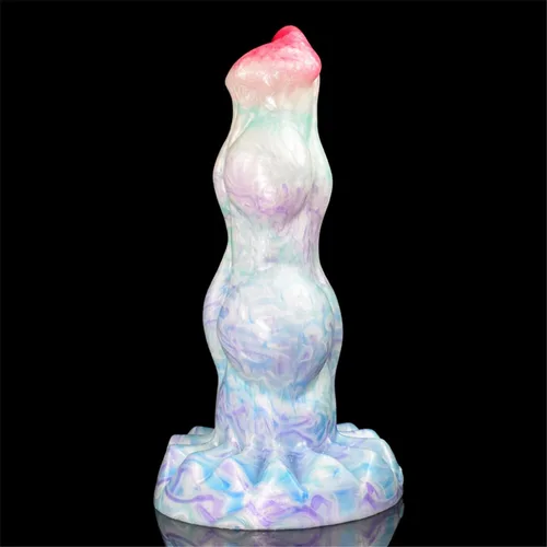 Vista 5 de Consolador de dragón suave grueso de 9.05 pulgadas, consoladores de silicona para punto G, juguetes sexuales para adultos, juguetes sexuales