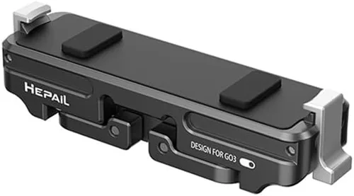 Vista 2 de Soporte de liberación rápida para Insta360 GO 3S/GO 3, adaptador magnético GO 3S/GO 3 accesorios de cámara, acoplable a trípode, para vlogging