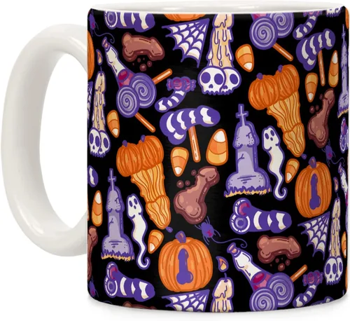 Vista 77 de LookHUMAN Tazas de Halloween Taza de café de Halloween - Tazas de café para decoración ideales para amantes y entusiastas de la decoración - Taza