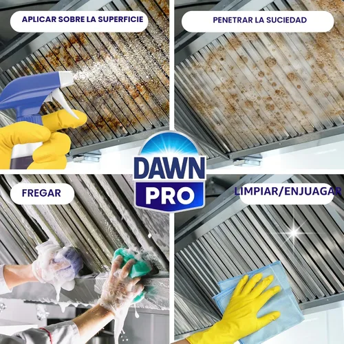 Vista 6 de P&G Professional DAWN - Desengrasante de superficie de cocina, 32 onzas (caja de 6), para eliminar la grasa resistente que se encuentra en cocinas