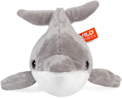 Vista 2 de Wild Republic - Peluche de delfín, animal de peluche, juguete de peluche, regalos para niños, criaturas marinas de 11 pulgadas