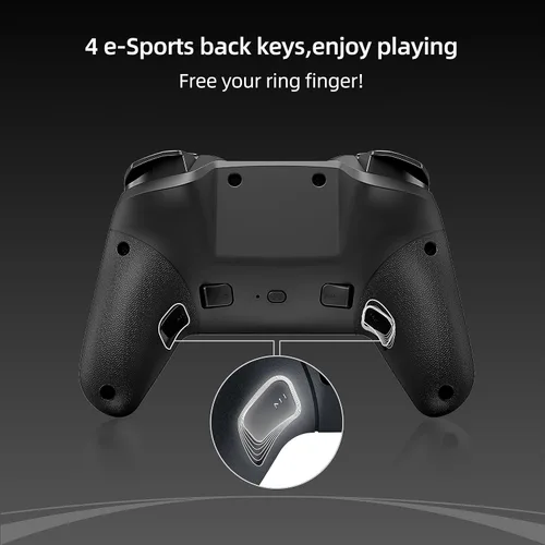 Vista 3 de MOGEMYTH Switch Controller, with Dual Vibration and 6-Axis Gyro, BT Controller for iPhone/Android/Switch and Windows 7/8/10/11,wireless controller pc