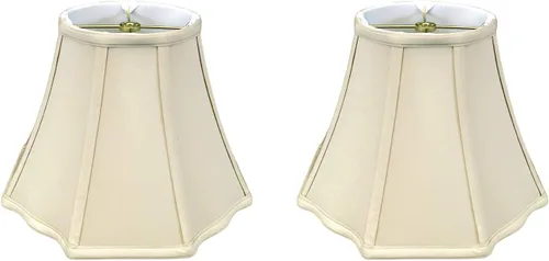 Vista 16 de Royal Designs, Inc. Pantalla de lámpara de esquina exterior con base acampanada y festón, BS-701-12AGL, Dorado Antiguo, 6.5 x 12 x 9.25 pulgadas