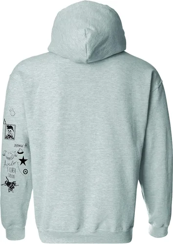 Vista 2 de Allntrends Sudadera con capucha para adultos, Harry Tattoos Cool Top con capucha