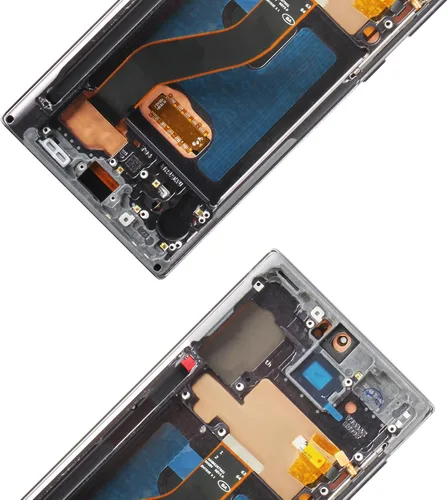 Vista 8 de InCell Galaxy Note 10 Pantalla LCD de repuesto [sin función de huellas dactilares] para Samsung Galaxy Note 10 con marco negro Aura N970U N970W