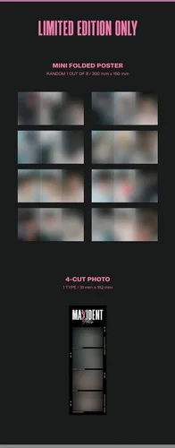 Vista 5 de (2 regalos) Stray Kids - MAXIDENT GO ver. (Edición limitada) Álbum+Beneficio de pedido anticipado+Máscara facial MAFF Premium+Tarjeta fotográfica