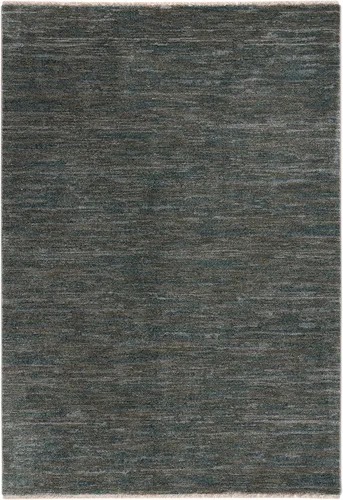 Vista 13 de SAFAVIEH Lasa Collection - Alfombra para pasillo, 2 pies 3 pulgadas x 8 pies, color azul y gris, diseño de flecos sólidos, no desprende pelusa