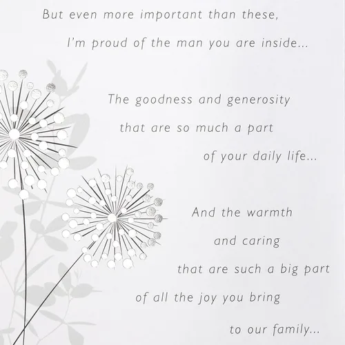Vista 3 de American Greetings Tarjeta de aniversario para marido (You're such a special person)