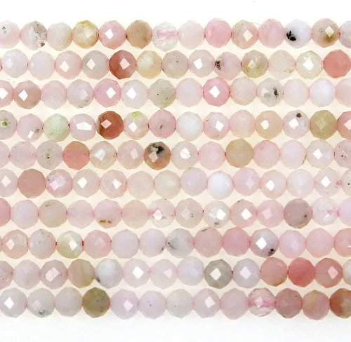 Vista 8 de MJDCB Cuentas sueltas redondas de amazonita natural facetadas de 0.118 in para hacer joyas, pulseras y collares