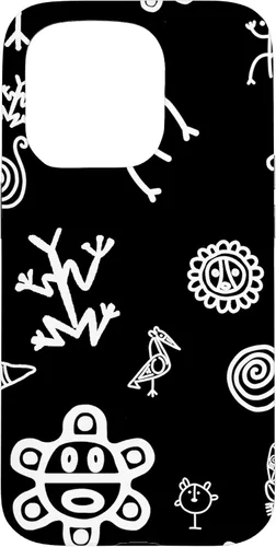 Vista 14 de Simbolos Tainos Tallados Indios de Puerto Rico Boricua Pride - Carcasa para iPhone 17