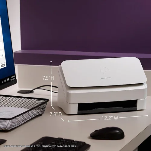 Vista 2 de HP ScanJet Pro 3000 s3 Escáner OCR de alimentación de hojas