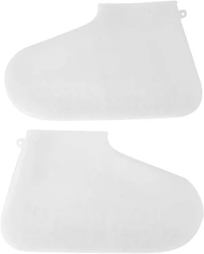 Vista 7 de Funda de silicona antideslizante para zapatos para adultos, equipo de protección forzado antideslizante para días lluviosos y nevados