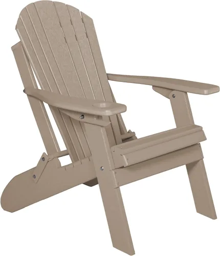 Vista 27 de Furniture Barn USA Silla Adirondack plegable de polietileno, azul Aruba Azul (Aruba Blue)
