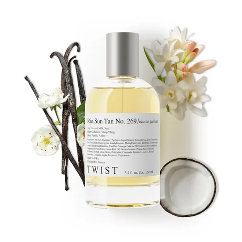Vista 70 de Twist - Addicted No. 3 - Eau De Parfum inspirado en Y. Black Opium, Perfume de larga duración para mujer, Ámbar y Vainilla, Vegano, Ingredientes