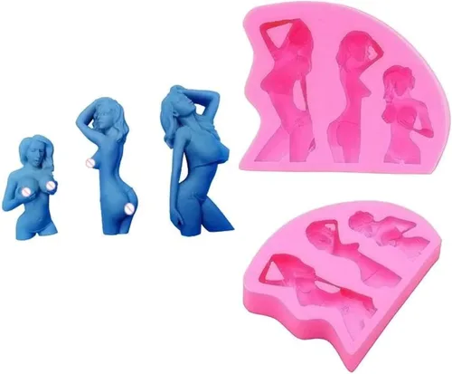 Vista 7 de BTBS - Moldes de silicona o moldes de plástico para adultos traviesos para el día de San Valentín, moldes sexuales eróticos (molde para adultos #1)