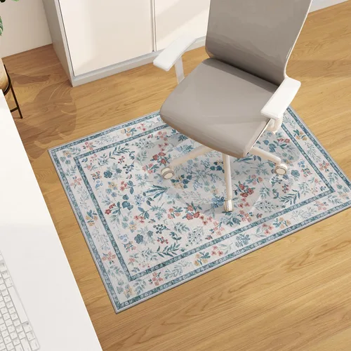 Vista 51 de Tapete para silla de oficina para suelo de madera dura, 48"x36" tapete protector de escritorio de computadora de fácil deslizamiento para silla Hoja