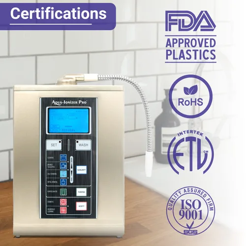 Vista 2 de Ionizador de agua alcalino Aqua Ionizer Deluxe 7.5