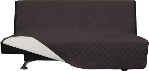 Vista 201 de Easy-Going - Funda reversible para sofá, resistente al agua, con varillas de espuma y correas elásticas, protector de muebles para mascotas y perros