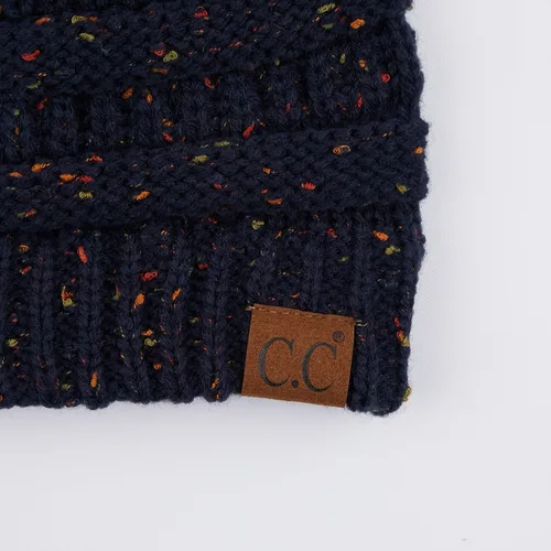 Vista 65 de C.C Trendy Warm Chunky Soft Stretch Cable Knit Beanie
