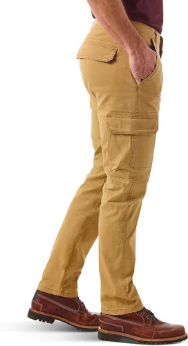 Vista 3 de Wrangler Authentics Pantalón cargo cónico regular para hombre
