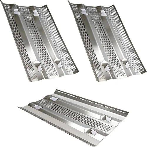 Vista 17 de SafBbcue Placas térmicas para parrilla AGBQ-27G, placas de calor domador de llama para parrilla Solaire de 27 pulgadas, paquete de 2 piezas