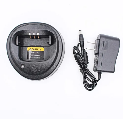 Vista 2 de Reemplazo WPLN4137BR WPLN4137 PMPN4173A Cargador para Motorola R2 CP200 CP200D PR400 EP450 DEP450 CP040 CP150 CP180 Cargador rápido y NNTN4497
