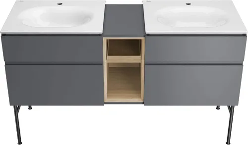 Vista 9 de Studio S - Tocador de baño con doble cajón de 24 pulgadas