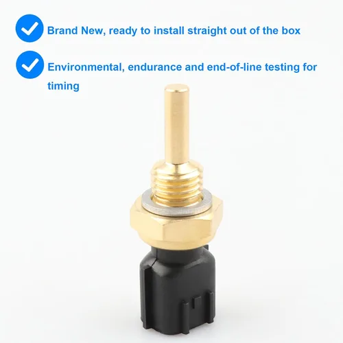 Vista 4 de Sensor de Temperatura de Refrigerante, Sensor de Temperatura ECT Reemplaza 158-0606, 1580606 Compatible con Nissan Infiniti - Altima Frontier Leaf