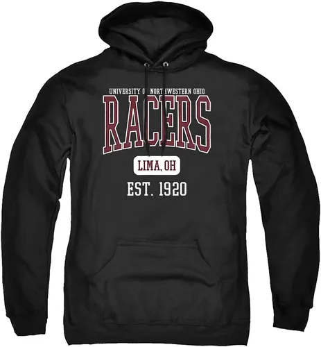 Vista 279 de LOGOVISION Colección de sudaderas con capucha unisex con diseño oficial de Collegiate Est. Date para hombres y mujeres