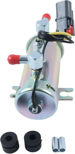 Vista 3 de Bomba de combustible universal eléctrica O-EP028 de gasolina de 24 V apta para faceta de plata estilo tractor barco