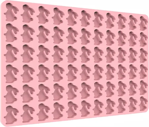 Vista 10 de Moldes de Silicona para Osos de Gomita con Raspador - Perfecto para Hacer Osos de Gomita, Chocolates, Dulces y Cubitos de Hielo