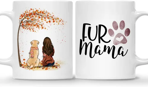 Vista 9 de Gossby Taza de café Dog Dad – Regalo para hombres amantes de los perros labrador retriever negro, regalo de cumpleaños, regalo de Navidad para papá