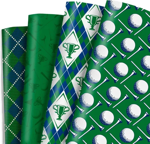 Vista 9 de Dtiafu Papel de regalo de camuflaje para hombres, niños y niños, papel de regalo del ejército para cumpleaños, día de los veteranos, papel de regalo
