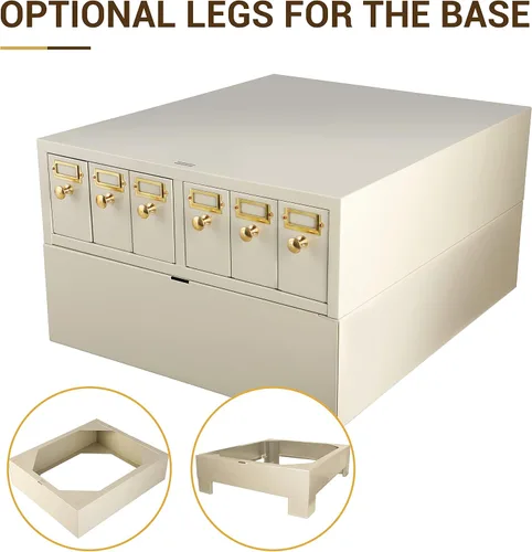 Vista 9 de 4E's USA Gabinete de almacenamiento deslizante - Almacenamiento modular con 6 cajones con capacidad para hasta 5,000 toboganes de laboratorio
