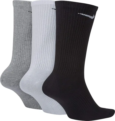 Vista 2 de Nike Everyday Plus - Calcetines altos ligeros, 3 pares, SX6891 (multicolor 916, L)