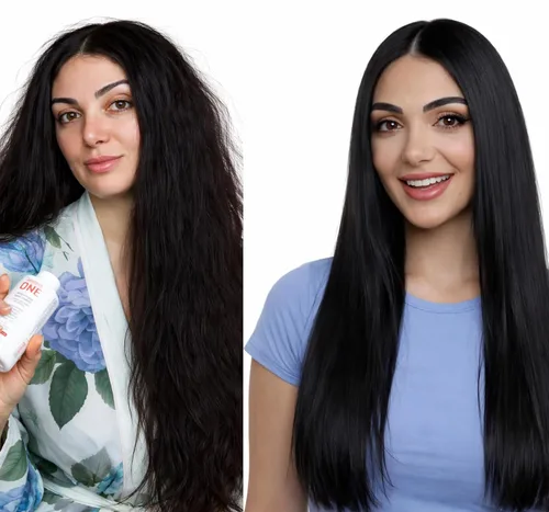 Vista 8 de INVERTO 60 Advanced Gel Complex Brazilian Keratin Hair Blowout Treatment Formaldehyde Free Straightening Smoothing and Repair Damaged Hair Keratin