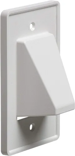 Vista 3 de Arlington, placa de pared para cables, empotrada, puede pintarse, CE1BL-1