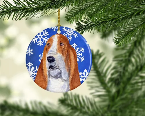 Vista 402 de Caroline's Treasures Cavalier Spaniel - Adorno de cerámica para colgar en el árbol de Navidad, para el hogar, Navidad, fiestas, regalo, 3 pulgadas