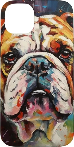 Vista 15 de Funda para iPhone 14 Pro Max English Bulldog Pet Paw Men Women Dog Lover