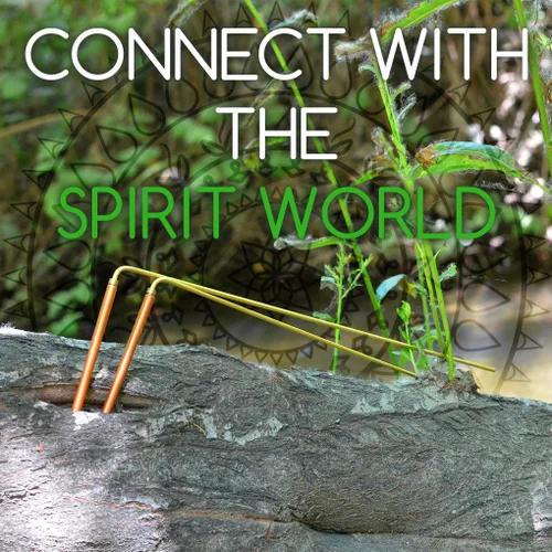 Vista 7 de Varillas de radiestesia de cobre macizo y latón con movimiento suave para rastrear energía espiritual Chi, caza de fantasmas, adivinar en el agua
