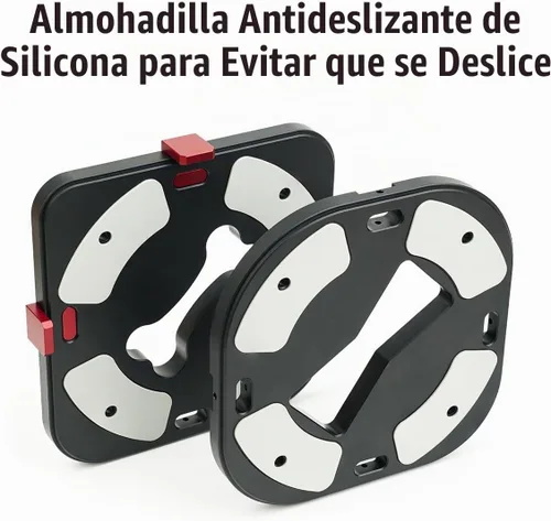 Vista 3 de TOOLCOOL Router Corner Radius Template Router Radius Jig Aleación de aluminio Esquina Guía de enrutamiento Conjunto Uso con enrutador de mesa
