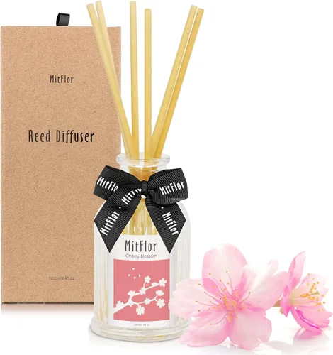 Vista 18 de MitFlor - Difusor de habitación, juego de difusor de varillas de ciprés de cedro con varillas de ratán natural, aromas refrescantes y limpios
