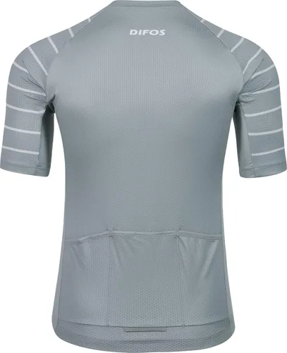 Vista 8 de DIFOS Men's Cycling Jerseys Short Sleeve MTB Mountain Bike Jersey Honeycomb Breathable Mesh with 3 Pockets