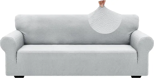 Vista 20 de ZNSAYOTX 1 Funda de silla Jacquard para sala de estar, funda de silla de alta elasticidad con brazos, antideslizante, apta para mascotas, funda