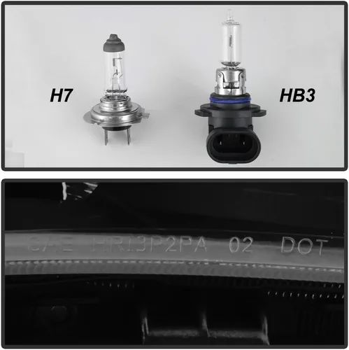Vista 6 de ACANII - Para [modelo halógeno] Negro ahumado 2008-2014 Subaru Impreza WRX Switchback LED DRL proyector faros delanteros