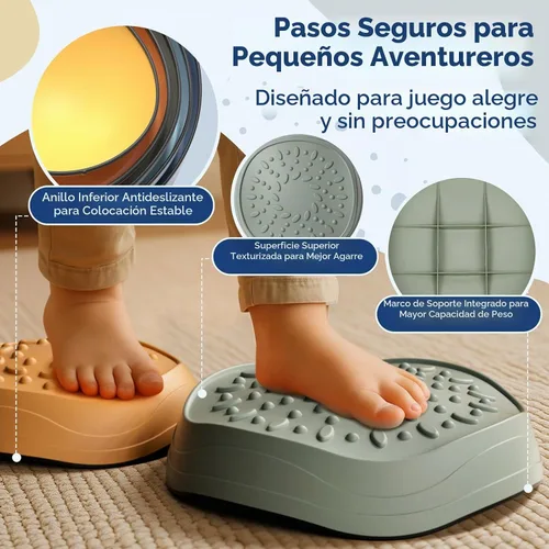 Vista 4 de Lehoo Castle Stepping Stones para niños, juguetes sensoriales Morandi