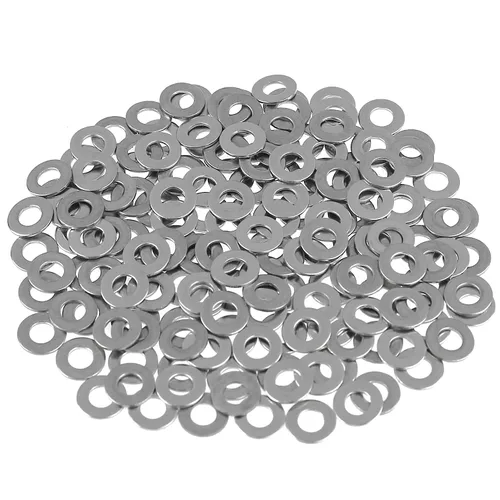 Vista 10 de HELIFOUNER 50 arandelas planas de 1/2 pulgada, acero inoxidable 304, arandelas de guardabarros, arandelas de metal para tornillos