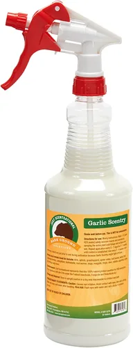 Vista 4 de Just Scentsational Bare Ground Solutions GAR-128 Barrera y repelente de ajo líquido natural, 128 onzas (1 galón)